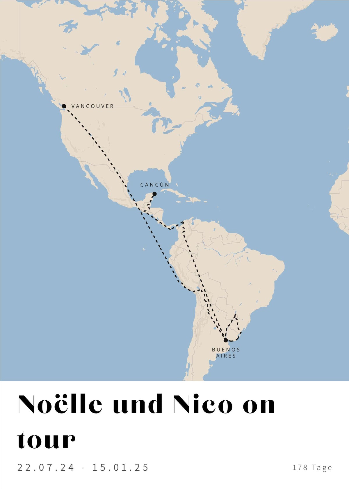 Noëlle und Nico on tour
