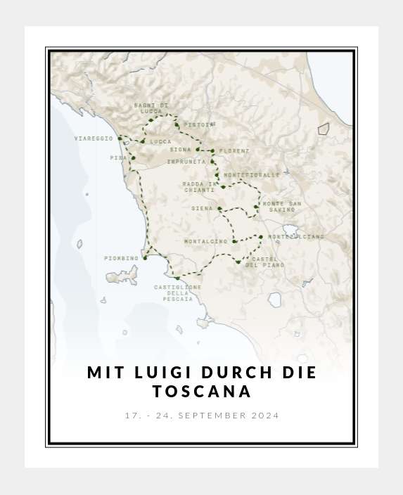 Mit Luigi durch die toscana