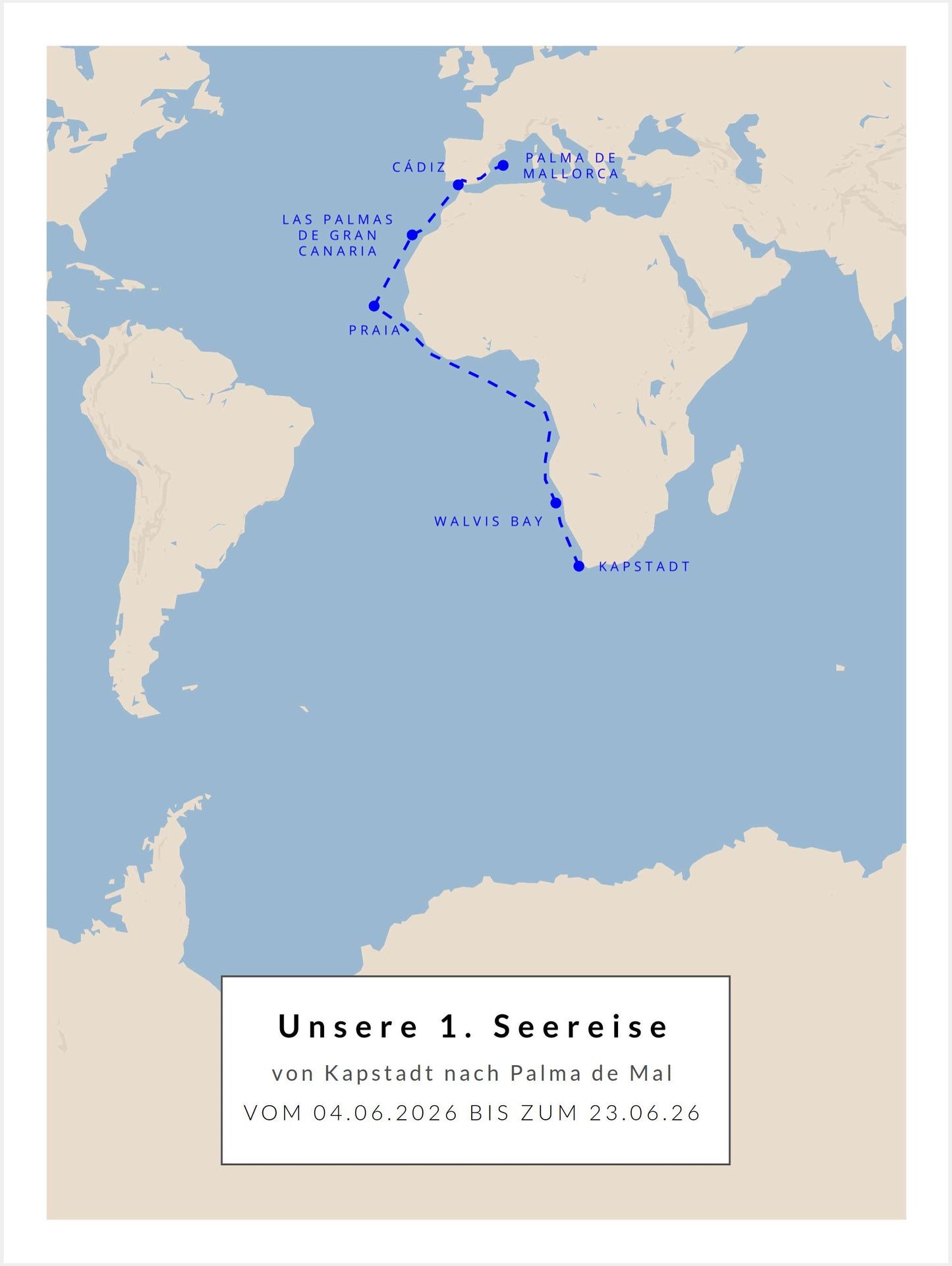 Unsere 1. Seereise
