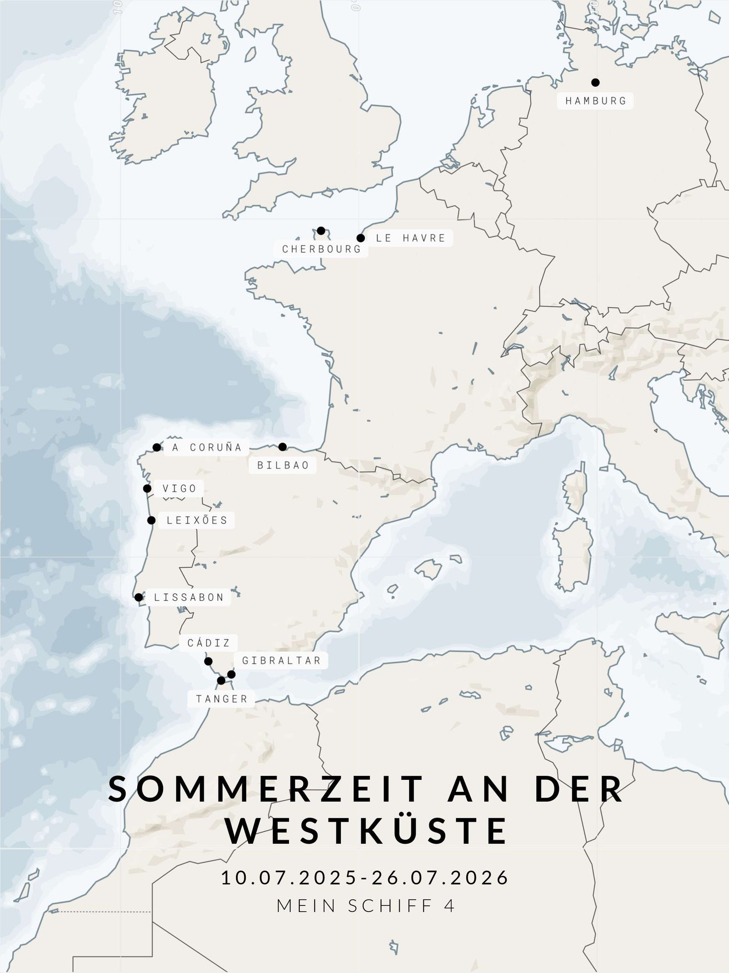 Sommerzeit an der Westküste