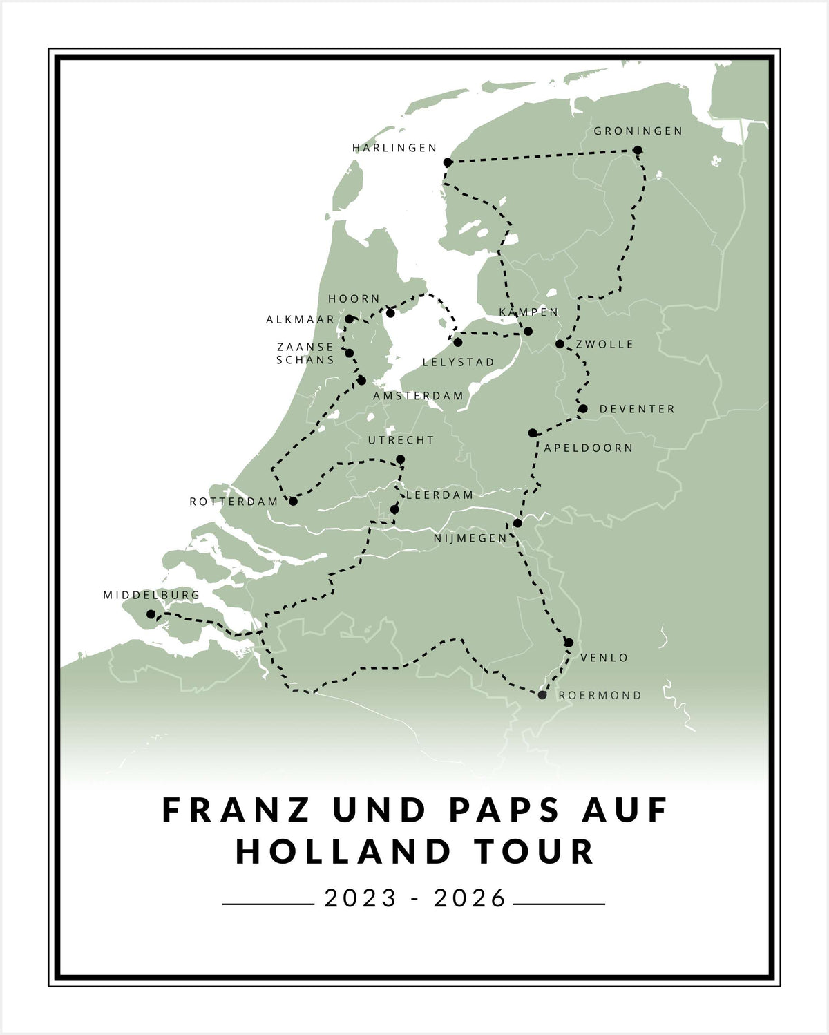 Franz und Paps auf Holland Tour