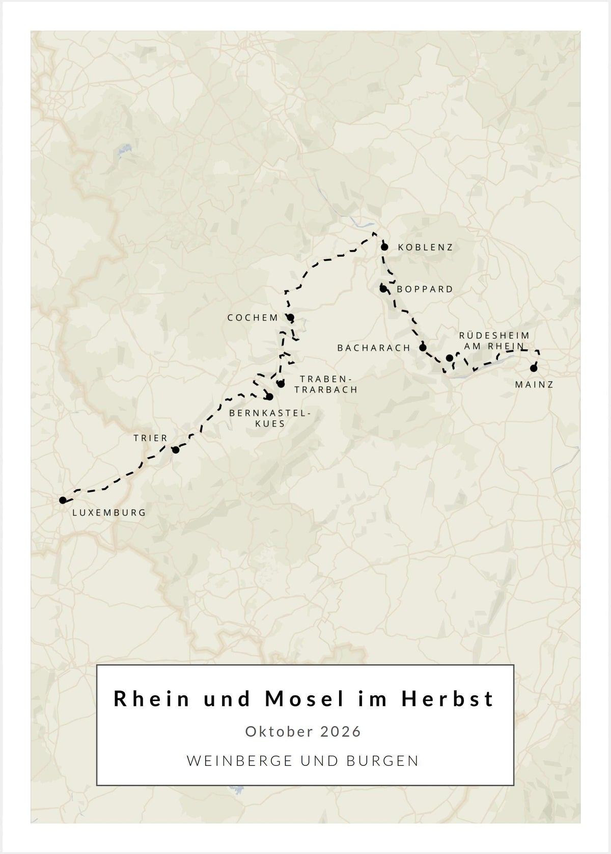 Rhein und Mosel im Herbst