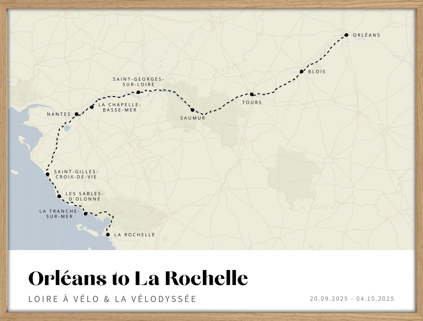 Orléans to La Rochelle