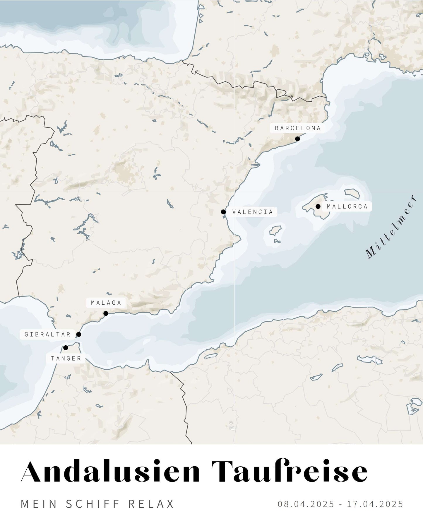 Andalusien Taufreise