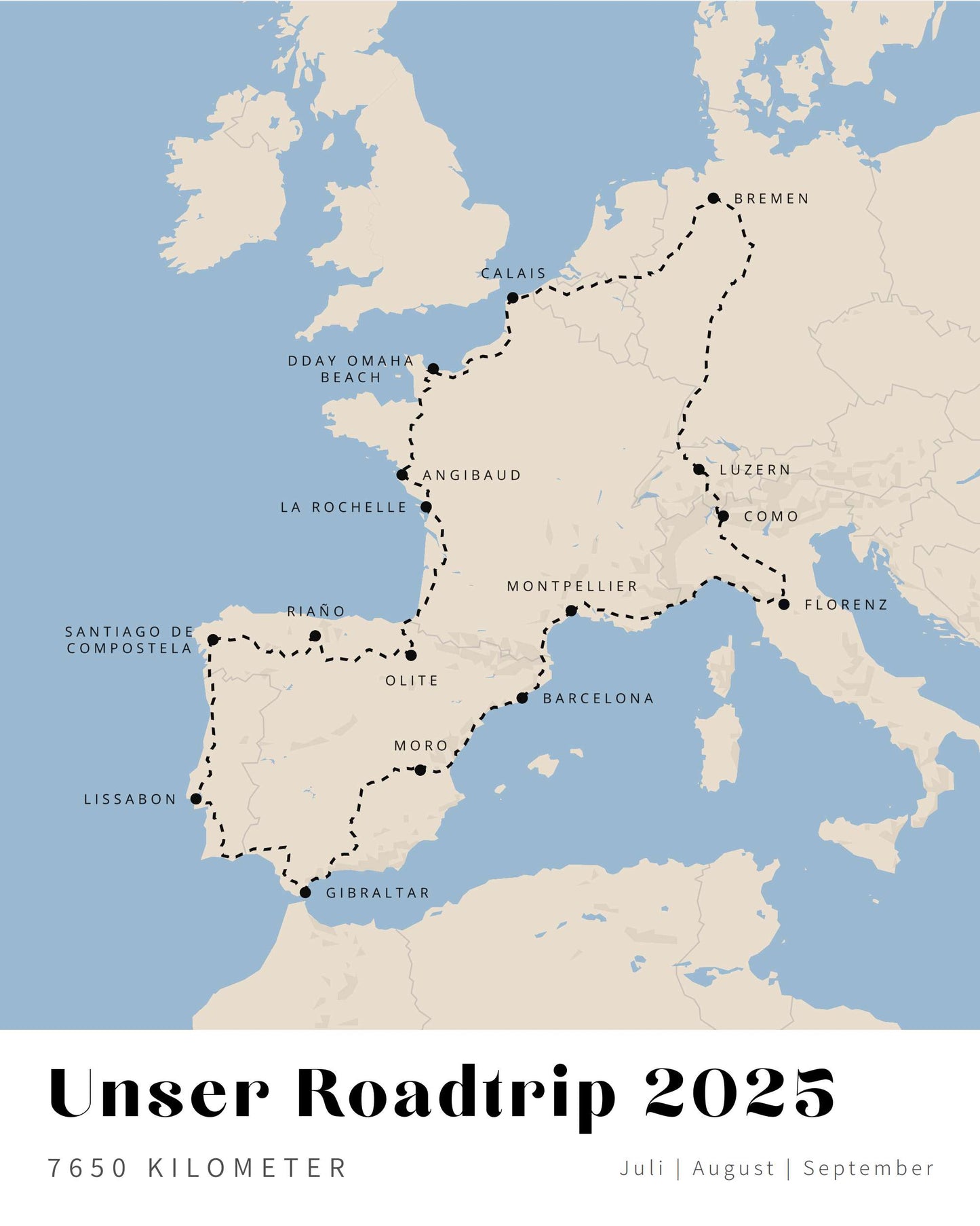 Unser Roadtrip 2025