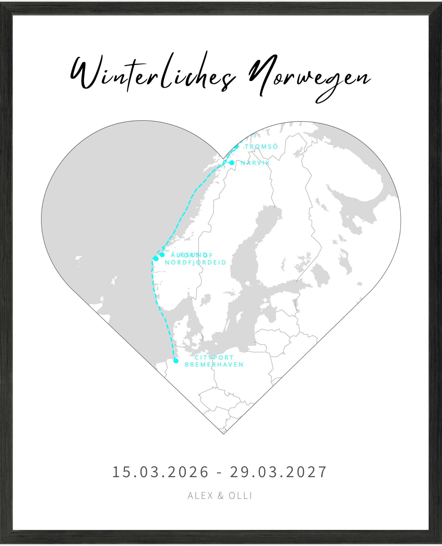 Winterliches Norwegen