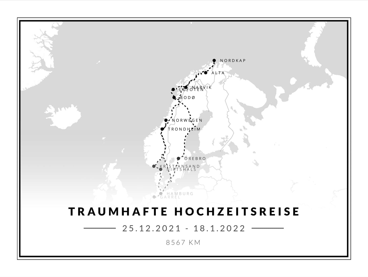 Traumhafte Hochzeitsreise