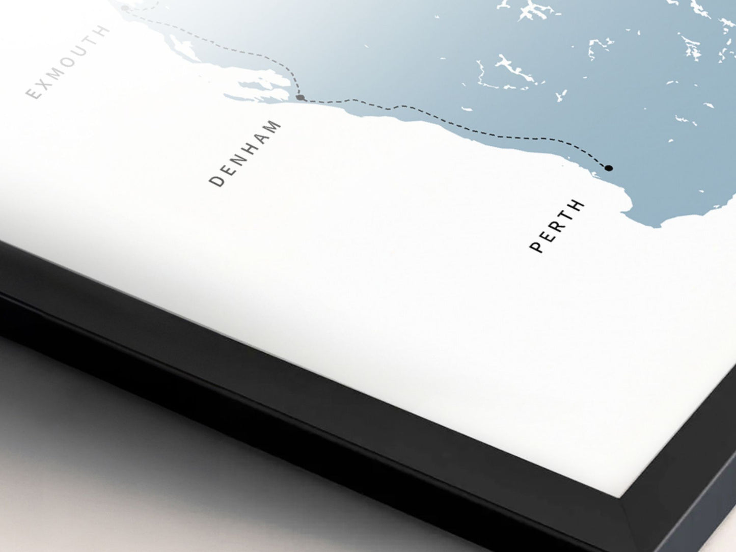Reise Poster mit Route