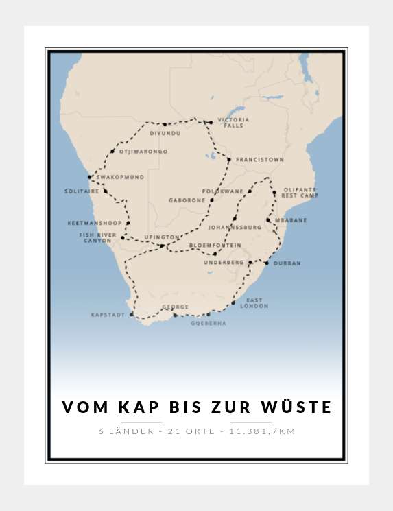 Vom Kap bis zur Wüste