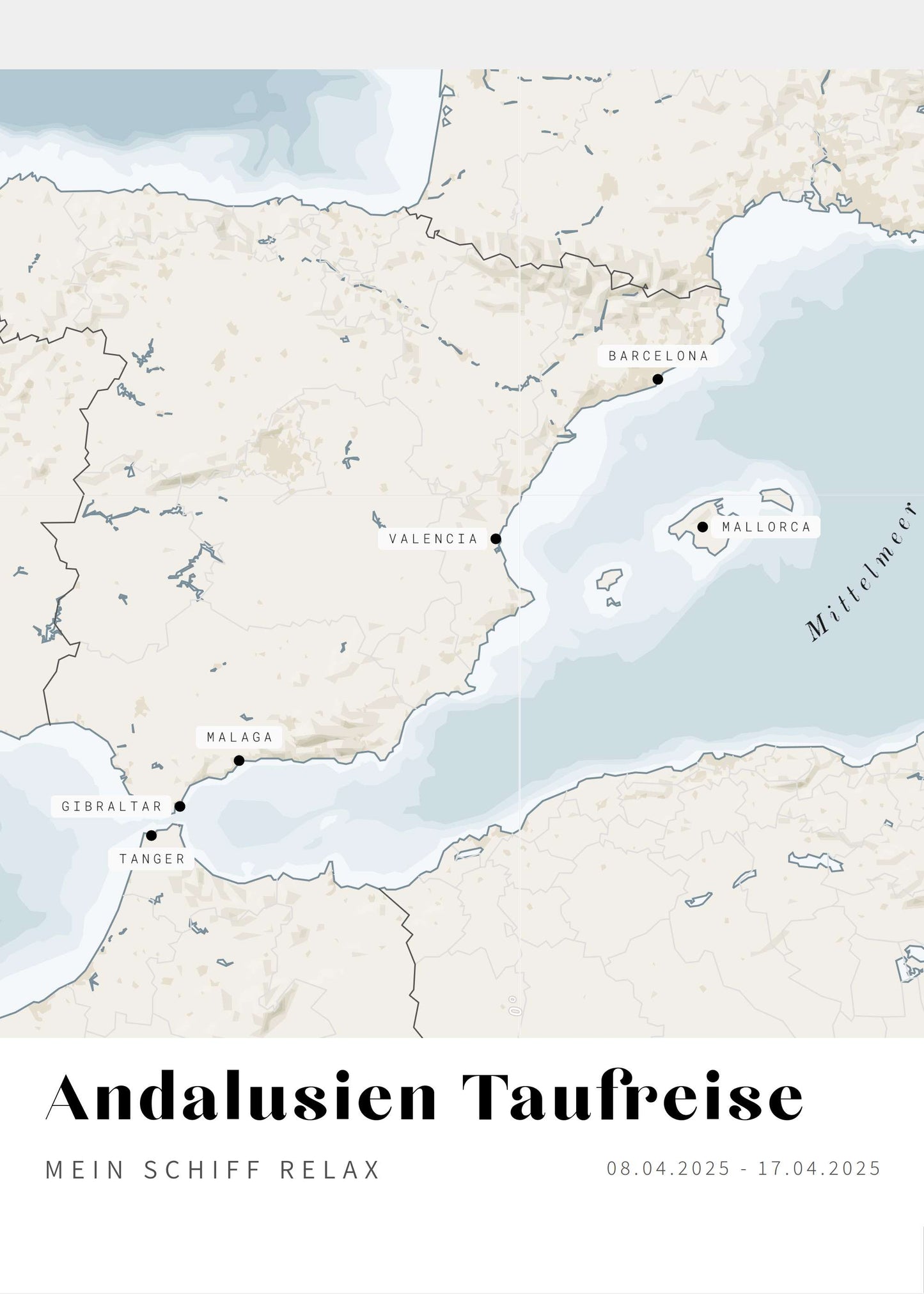 Andalusien Taufreise