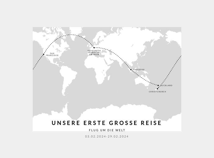 Unsere erste große reise
