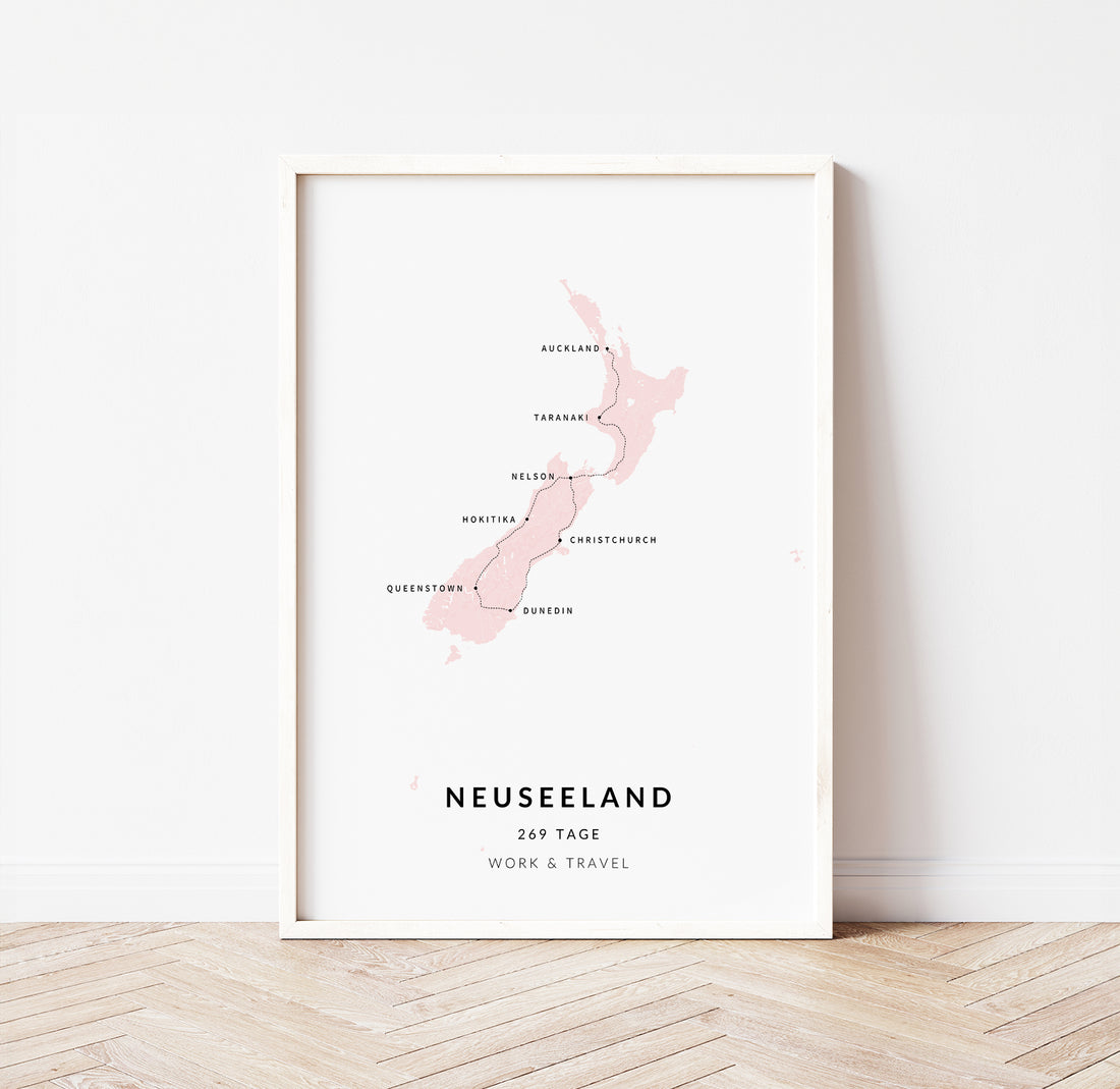 Reiseposter Neuseeland - Tipps für deine Neuseelandreise!