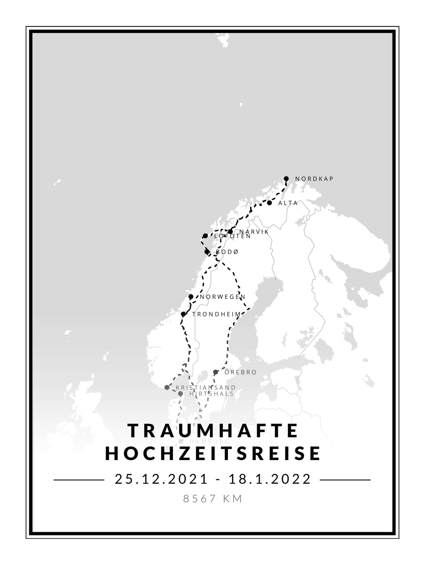 Traumhafte Hochzeitsreise