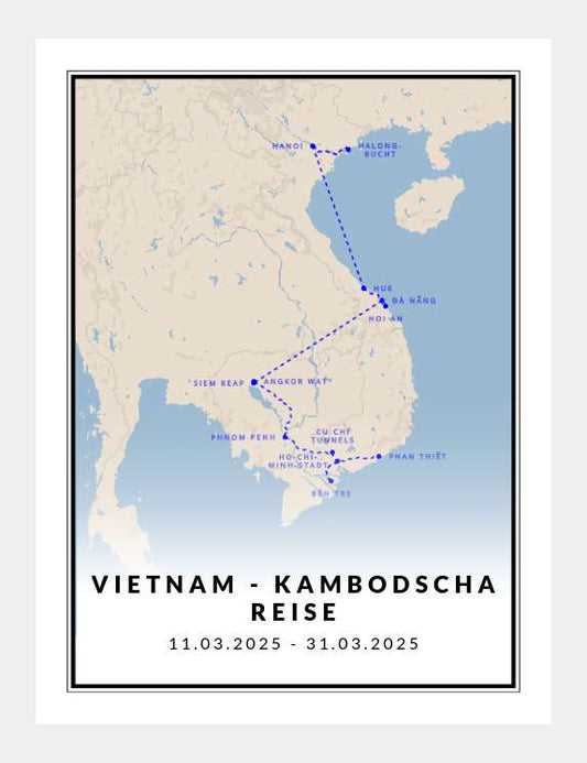 Vietnam - Kambodscha Reise