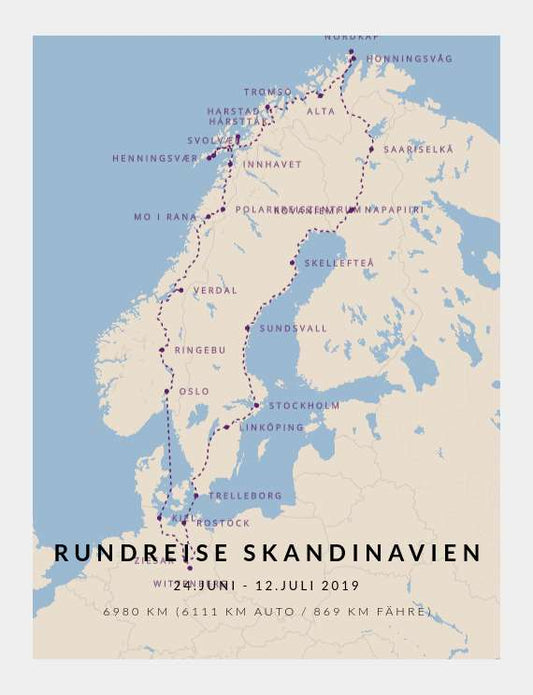 Rundreise Skandinavien