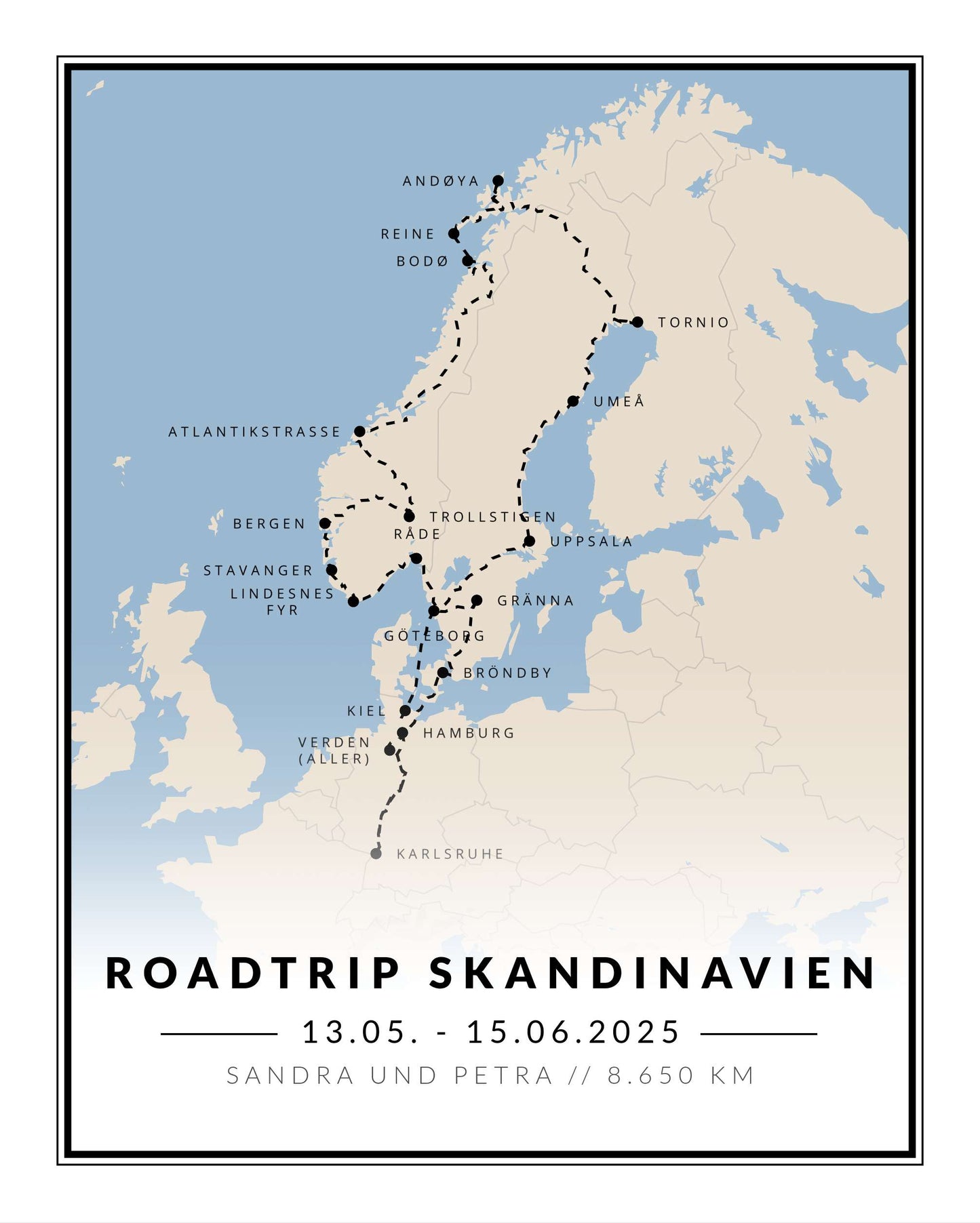 Roadtrip Skandinavien