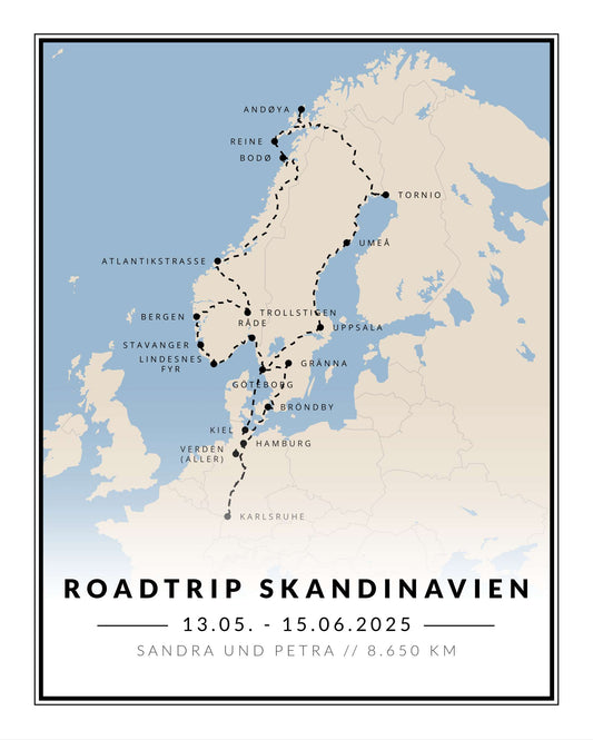 Roadtrip Skandinavien