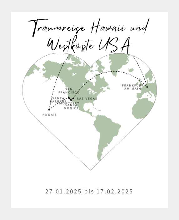 Traumreise Hawaii und Westküste USA