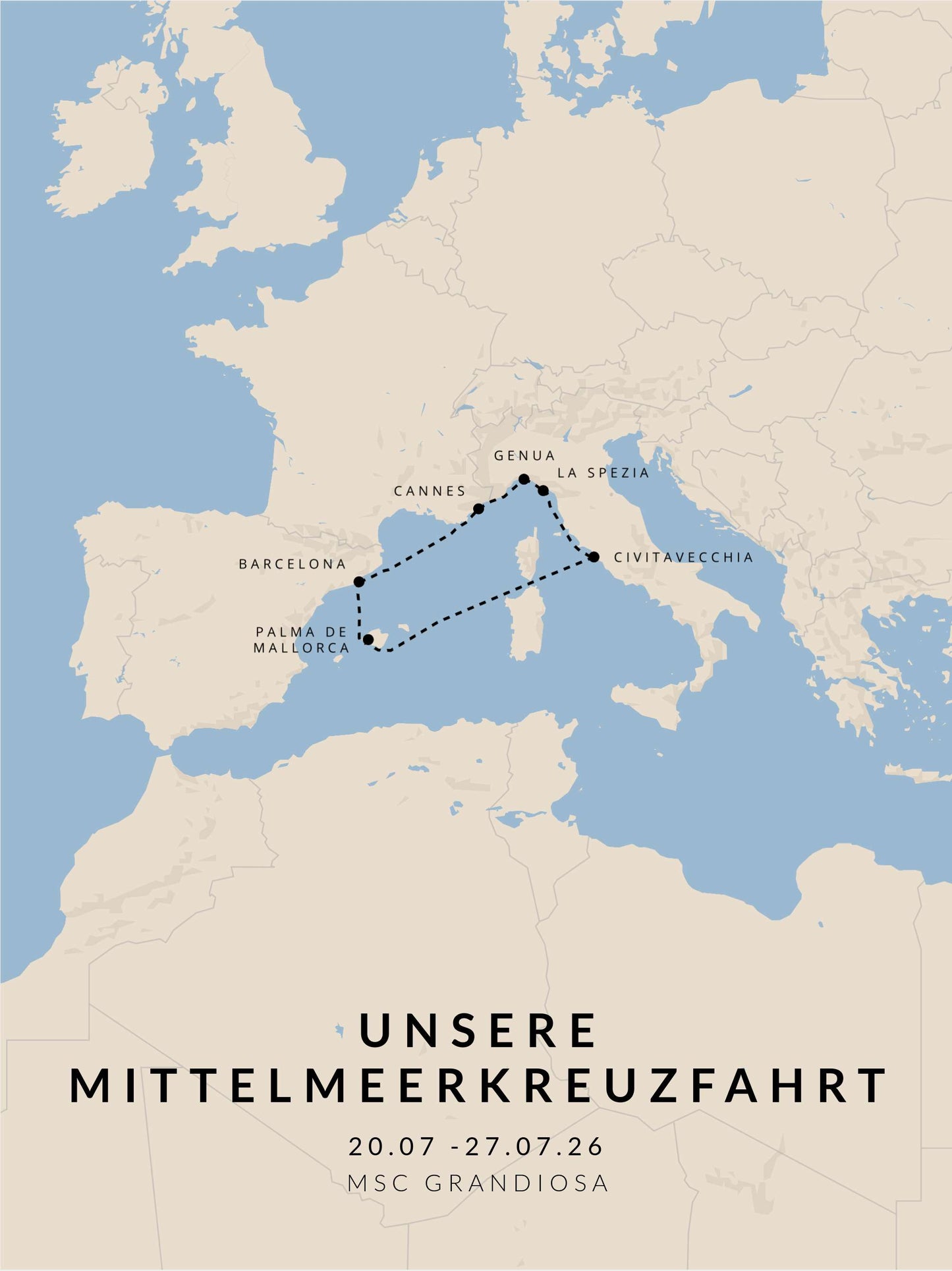 Unsere Mittelmeerkreuzfahrt