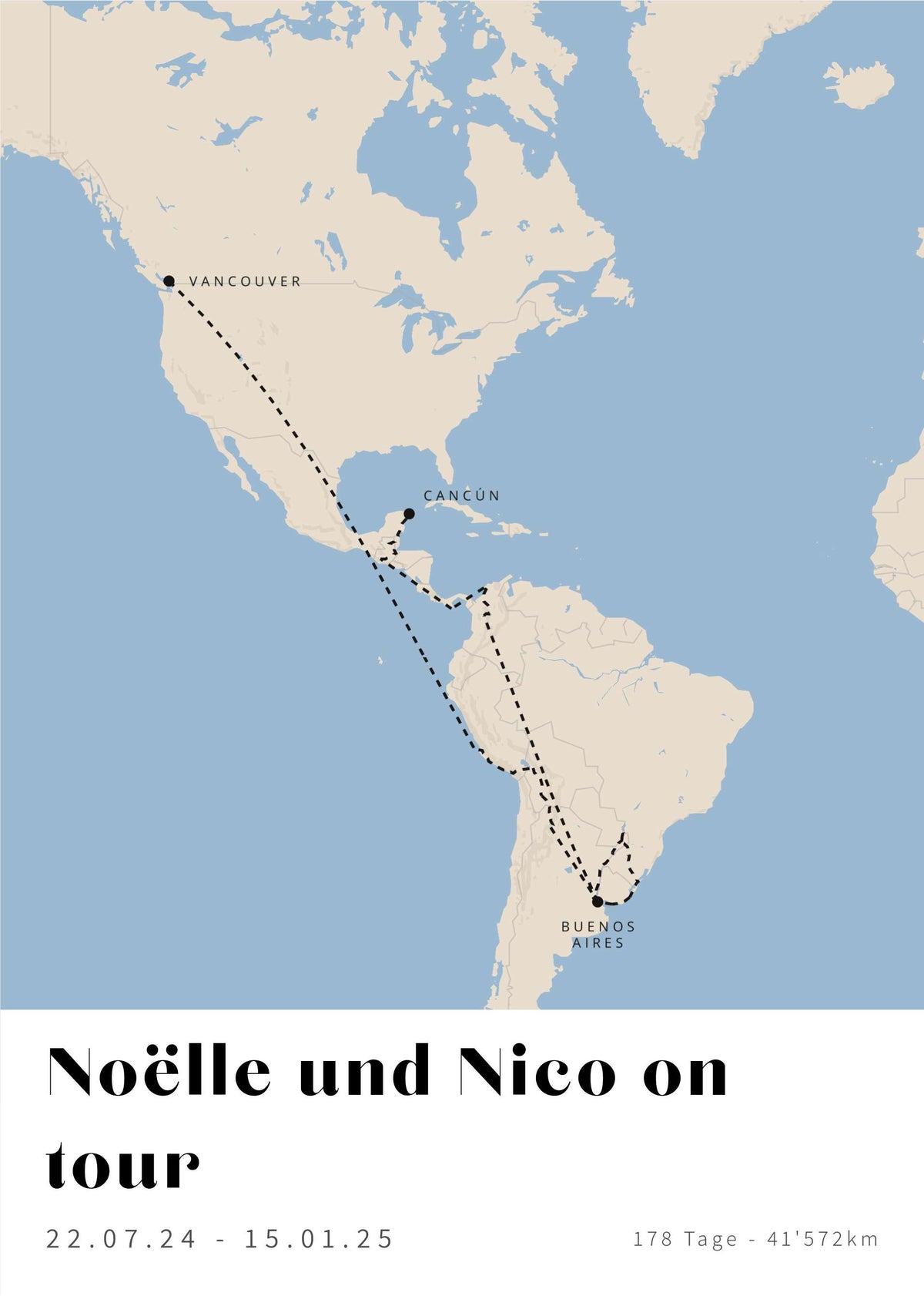 Noëlle und Nico on tour