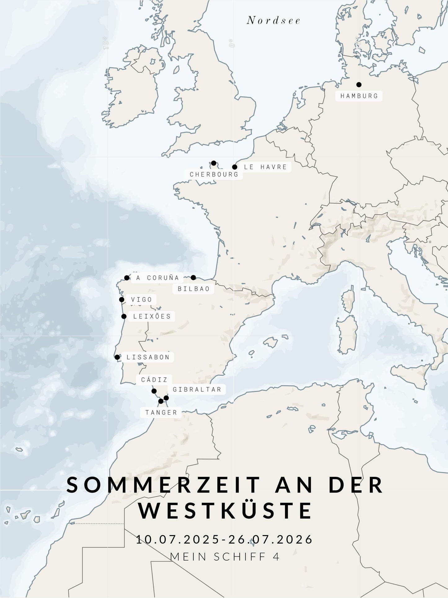 Sommerzeit an der Westküste