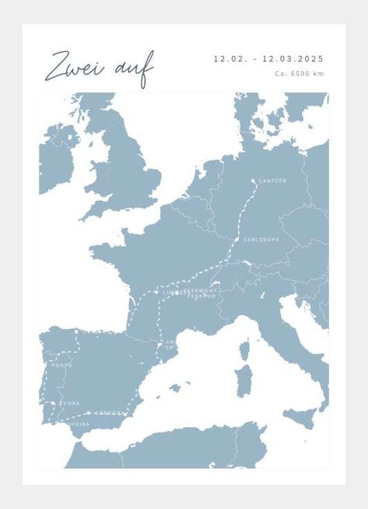 Zwei auf großer Fahrt