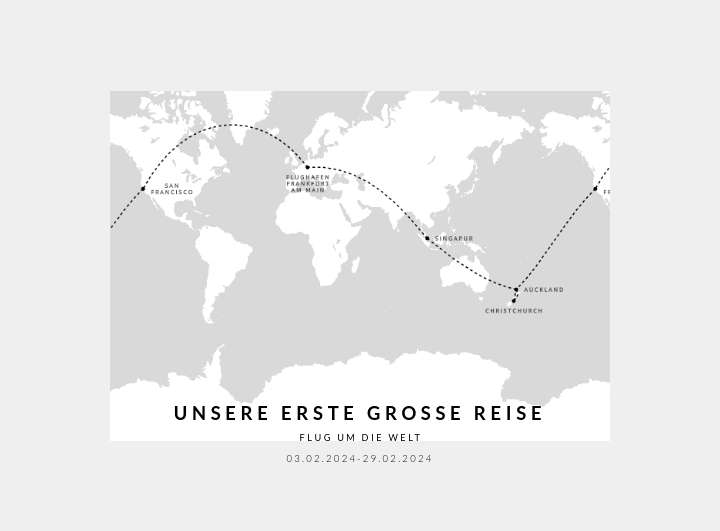 Unsere erste große Reise