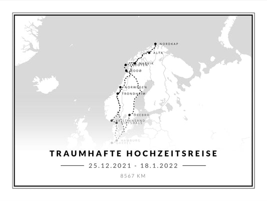 Traumhafte Hochzeitsreise