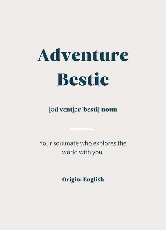 Adventure Bestie Reise Poster