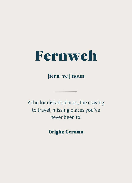 Reiseposter Geschenk Fernweh