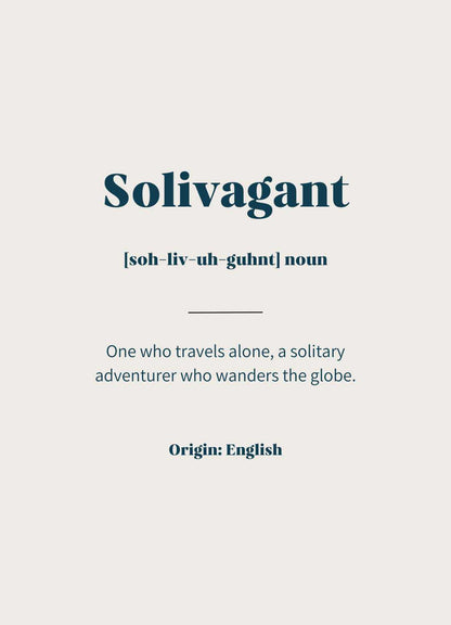 "Solivagant" Poster