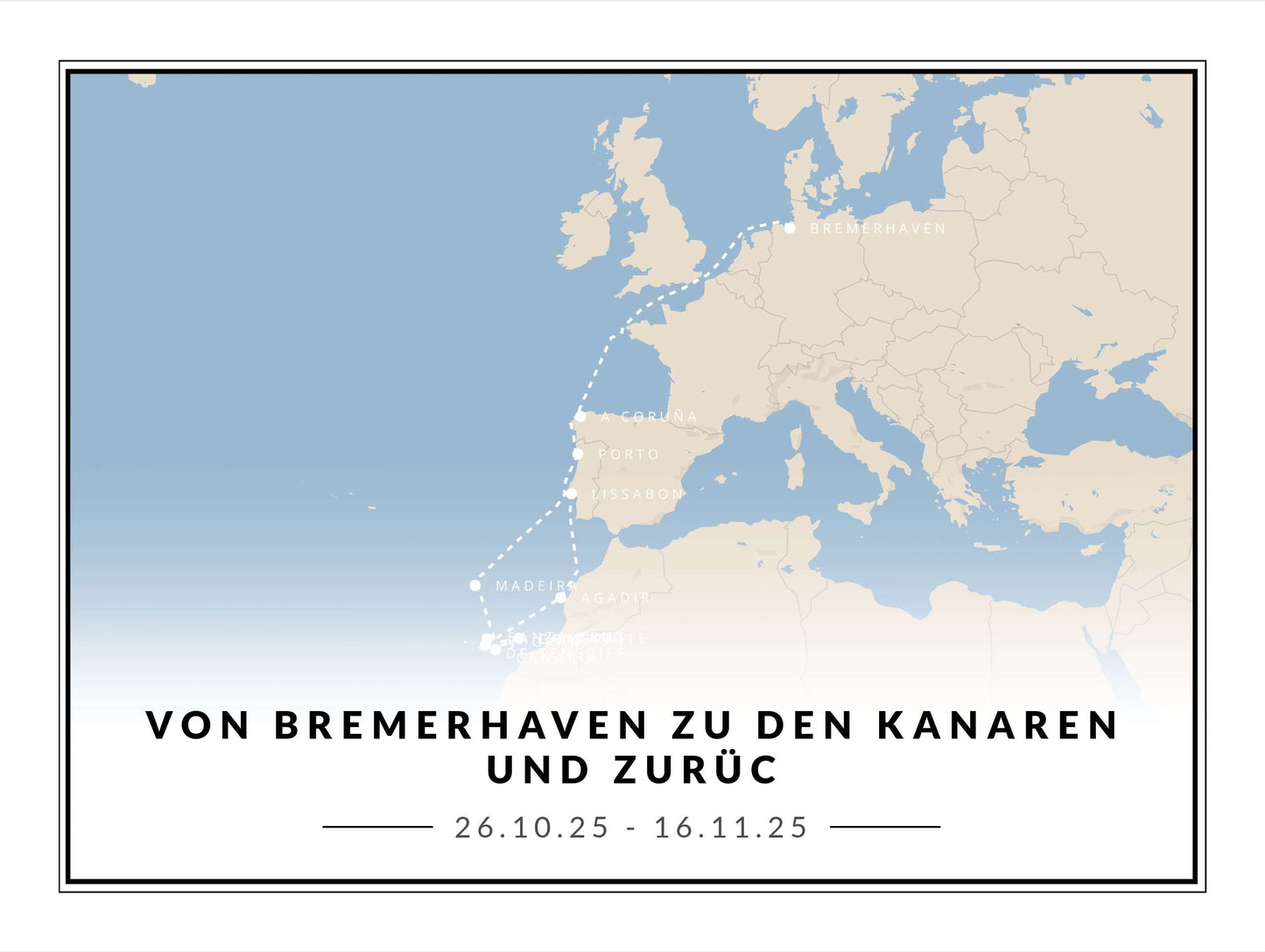 Von Bremerhaven zu den Kanaren und zurüc