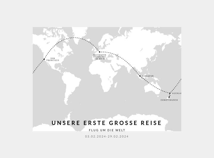 Unsere erste große Reise