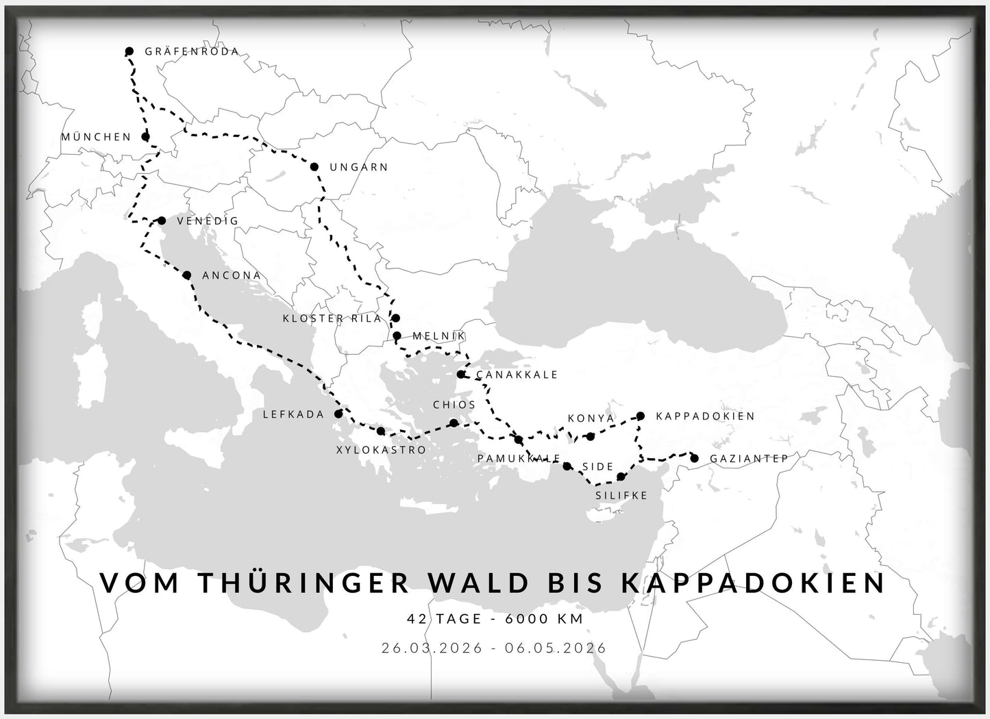 Vom Thüringer Wald bis Kappadokien