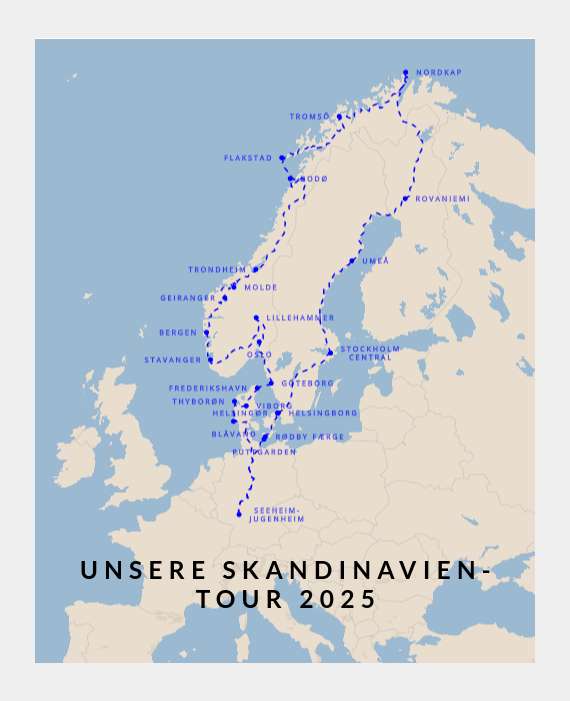 Unsere Skandinavien-Tour 2025