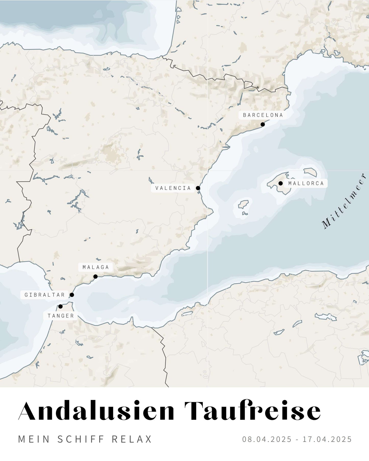 Andalusien Taufreise