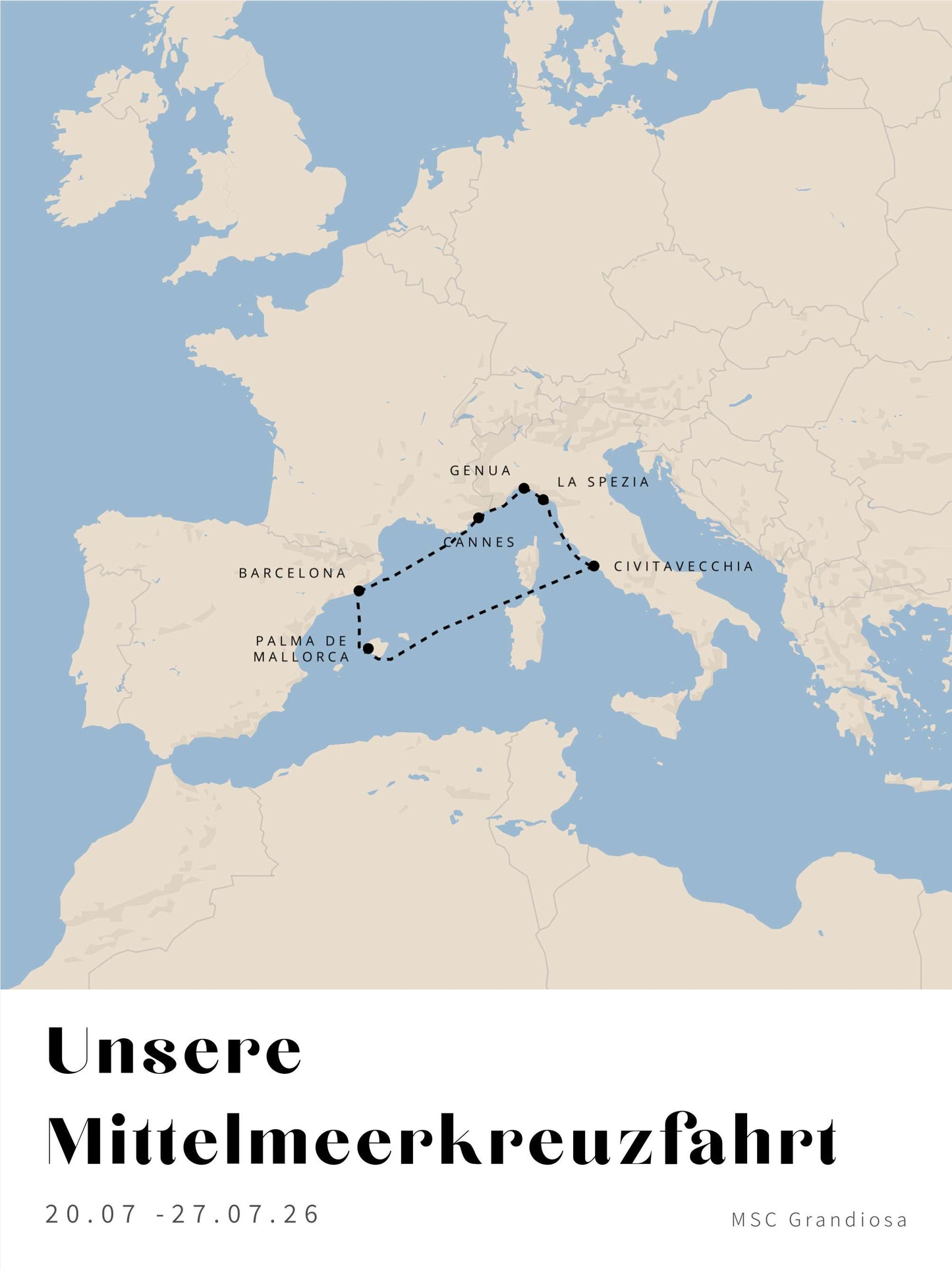 Unsere Mittelmeerkreuzfahrt