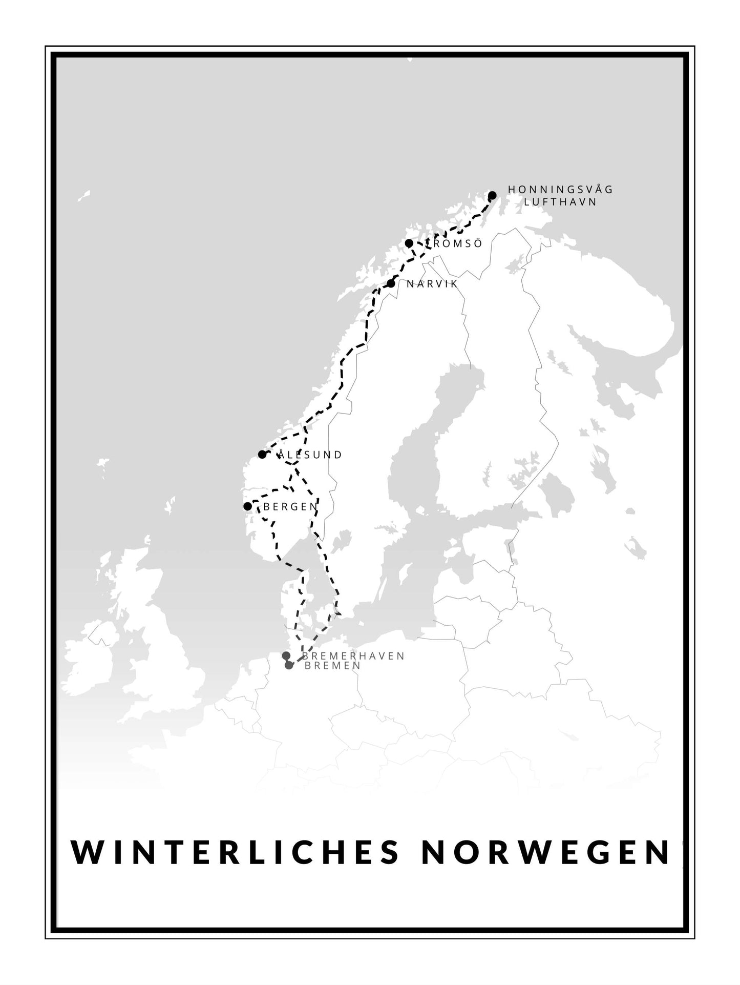 Winterliches Norwegen