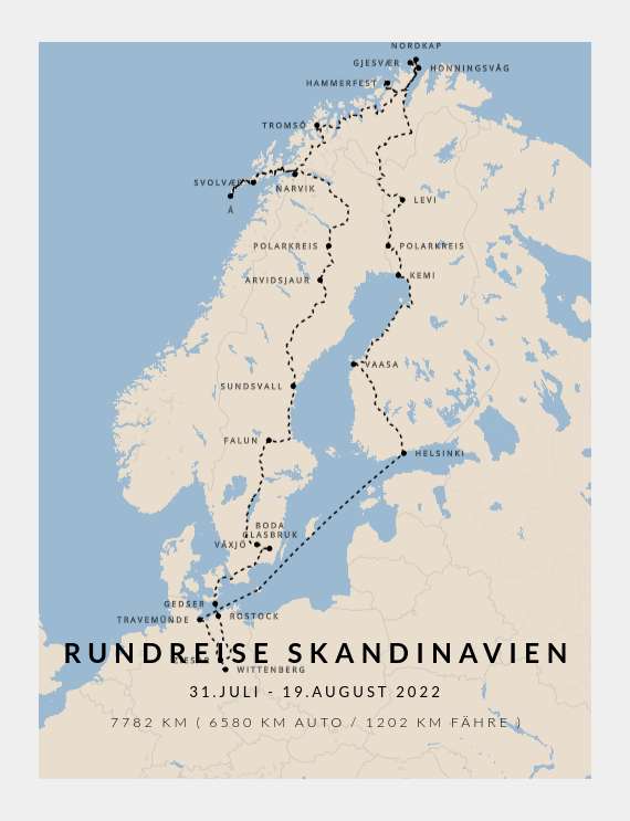 Rundreise Skandinavien