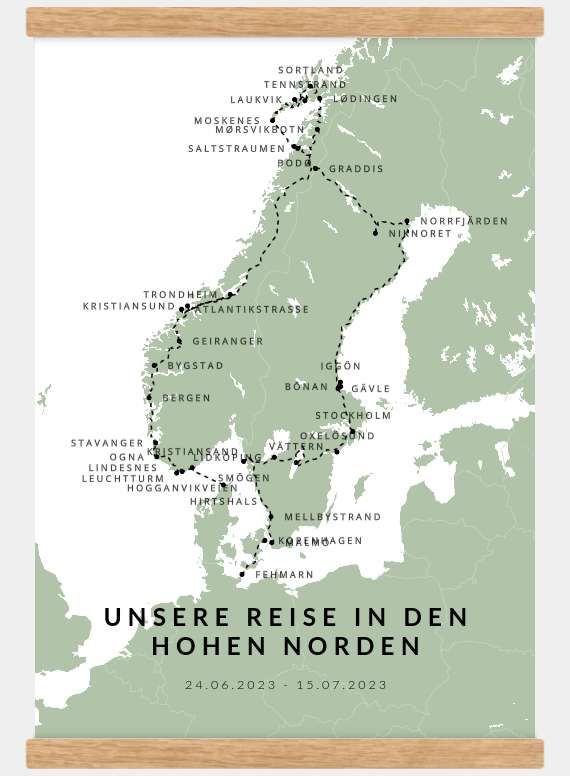 Unsere Reise in den hohen Norden