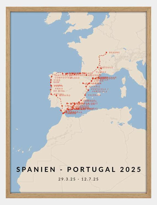 Spanien - Portugal 2025