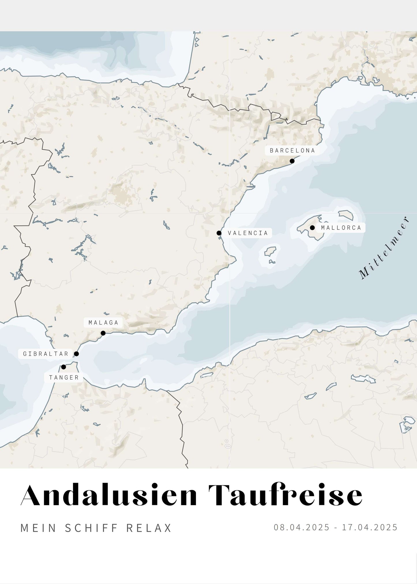 Andalusien Taufreise