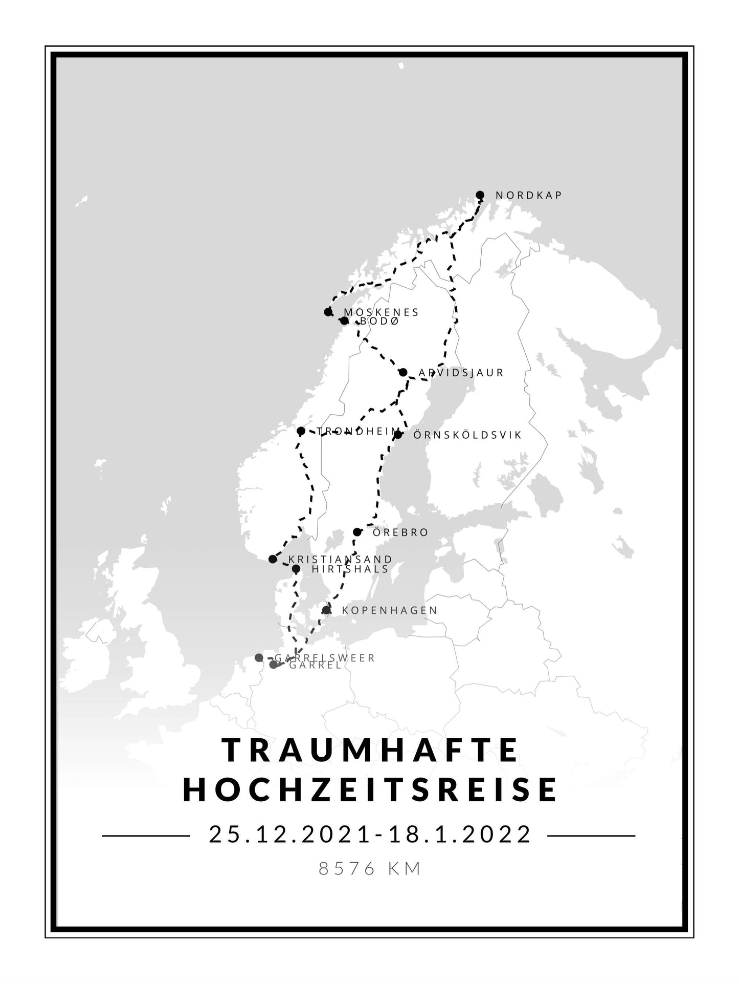 Traumhafte Hochzeitsreise